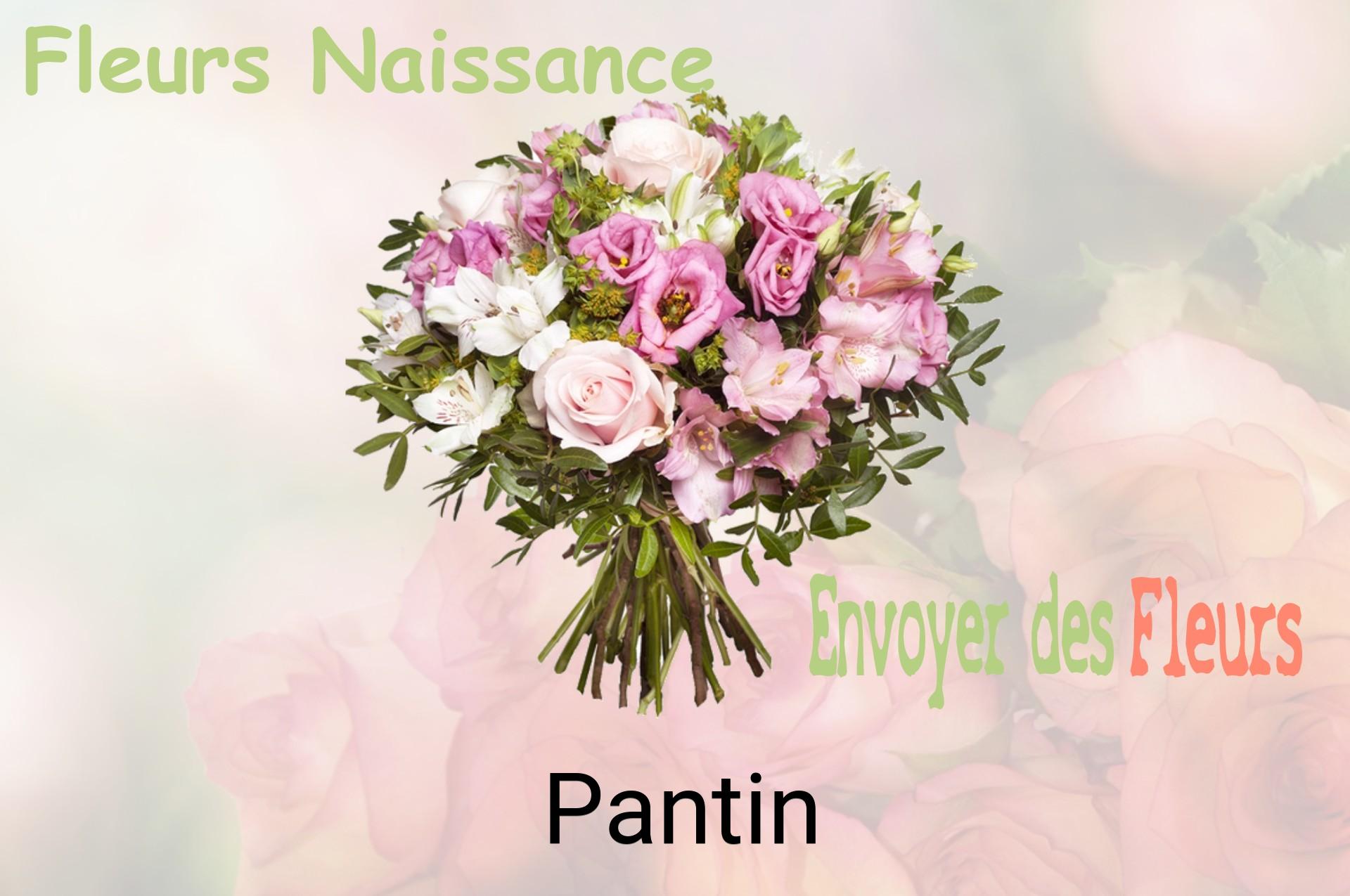 Bouquet de fleurs de naissance livré à Pantin